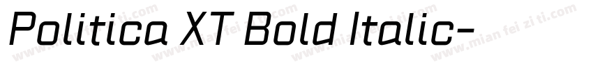 Politica XT Bold Italic字体转换